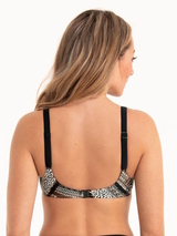 Maillots de bain Anita Smilla noir/print soutien-gorge bikini corbeille