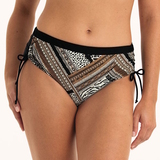 Maillots de bain Anita Nina noir/print slip de bikini