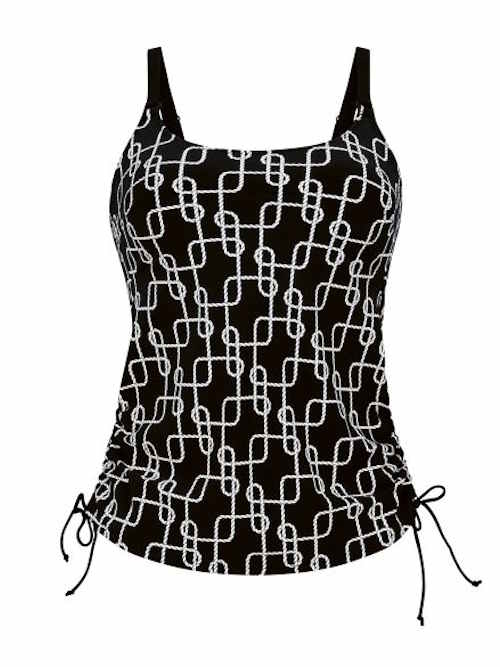 Maillots de bain Anita Yara noir/blanc tankini top