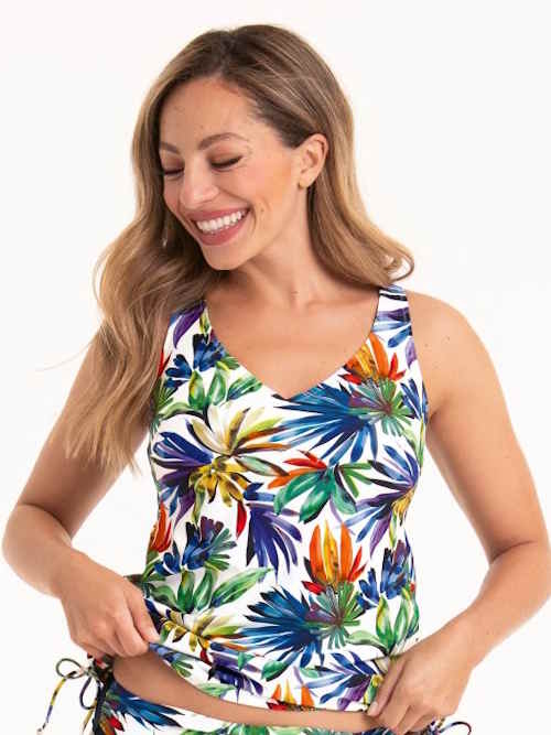 Maillots de bain Anita Illy blanc/print tankini top