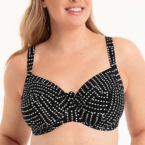 Maillots de bain Rosa Faia Luna noir soutien-gorge bikini corbeille