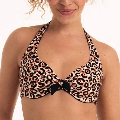 Maillots de bain Rosa Faia Loretta noir/brun haut de bikini préformé