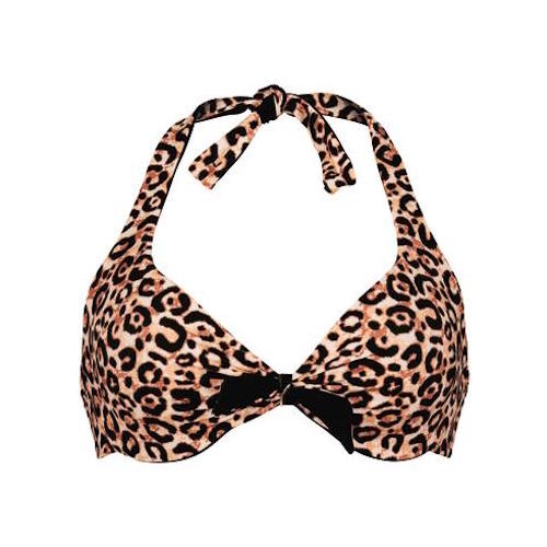 Maillots de bain Rosa Faia Loretta noir/brun haut de bikini préformé