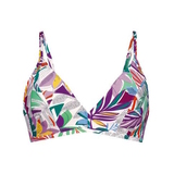 Maillots de bain Rosa Faia Melissa blanc/print haut de bikini préformé