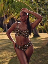 Maillots de bain Rosa Faia Lucia marron haut de bikini préformé