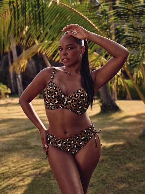 Maillots de bain Rosa Faia Lucia marron haut de bikini préformé