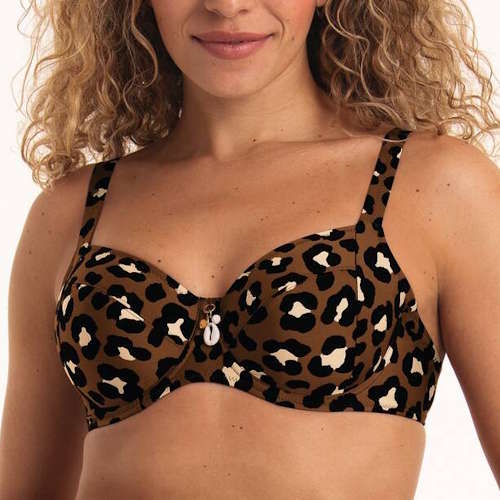 Maillots de bain Rosa Faia Leandra marron haut de bikini préformé