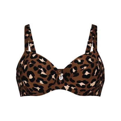 Maillots de bain Rosa Faia Leandra marron haut de bikini préformé