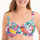 Maillots de bain Rosa Faia Luna blanc/print soutien-gorge bikini corbeille