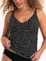Maillots de bain Rosa Faia Malaika noir tankini top
