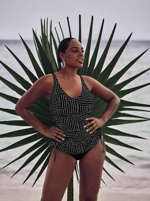 Maillots de bain Rosa Faia Malaika noir tankini top