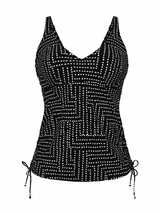 Maillots de bain Rosa Faia Malaika noir tankini top