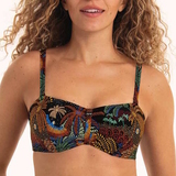 Maillots de bain Rosa Faia Ella noir/print soutien-gorge bikini corbeille