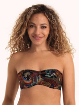 Maillots de bain Rosa Faia Ella noir/print soutien-gorge bikini corbeille