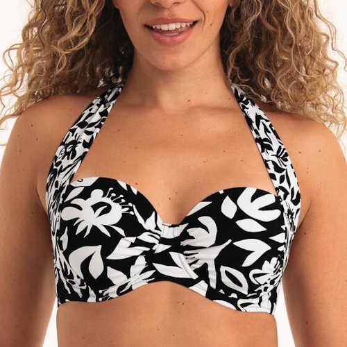 Maillots de bain Rosa Faia Catalina noir/blanc haut de bikini préformé