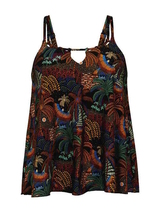 Maillots de bain Rosa Faia Mabela noir/print tankini top