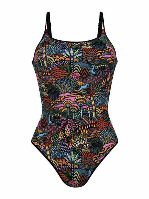 Anita Care Olinda noir/print maillots de bain prothétique