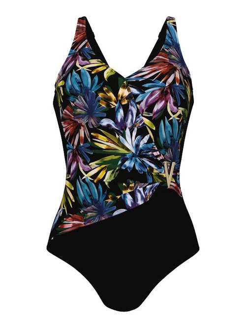 Anita Care Teresina noir/print maillots de bain prothétique
