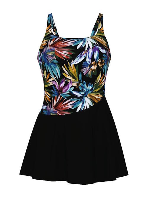 Anita Care Kista noir/print maillots de bain prothétique