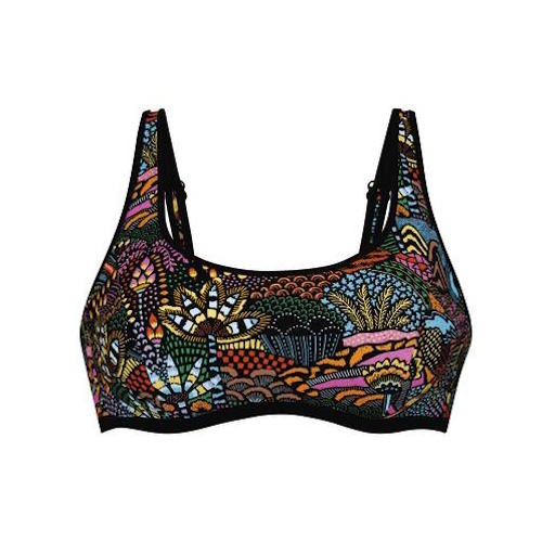 Anita Care Laila noir/print bikini prothétique