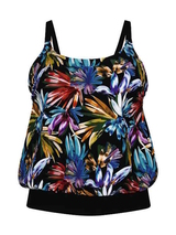 Anita Care Girona noir/print tankini à prothèse