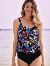 Anita Care Girona noir/print tankini à prothèse