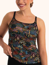 Anita Care Rimini noir/print tankini à prothèse