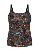 Anita Care Rimini noir/print tankini à prothèse