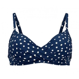 Maillots de bain Rosa Faia Maja bleu marine/blanc haut de bikini préformé