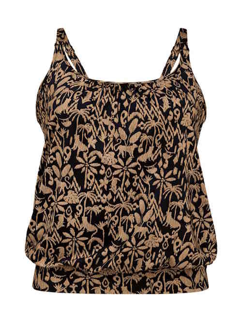 Anita Care Pocatello noir/print tankini à prothèse