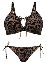 Maillots de bain Rosa Faia Sara noir/print set