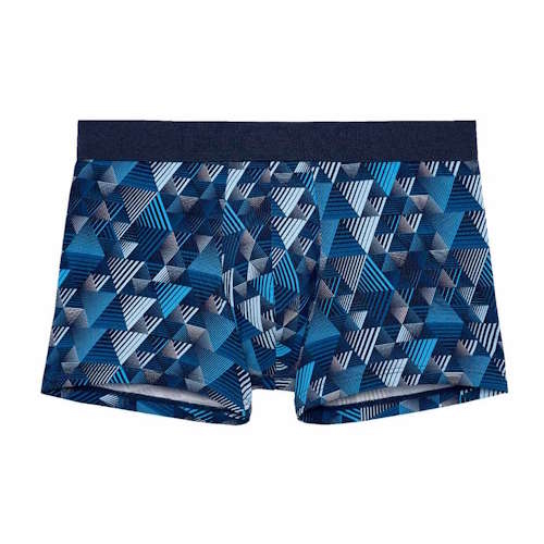 HOM Mékong bleu/print boxer