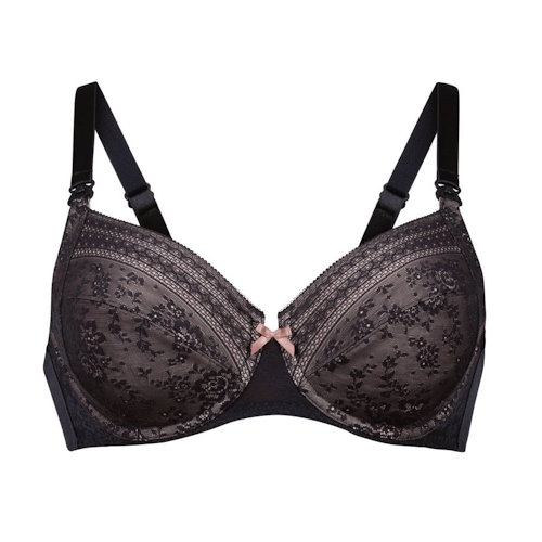 Anita Maternité Fleur anthracite soutien-gorge d'allaitement