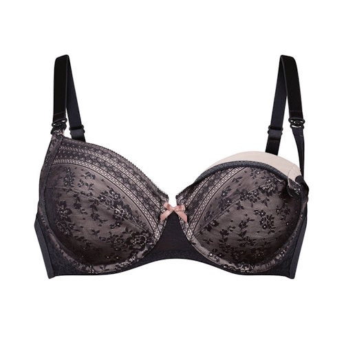 Anita Maternité Fleur anthracite soutien-gorge d'allaitement