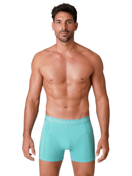 Muchachomalo Basic noir/bleu boxer en coton