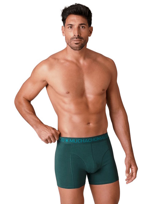 Muchachomalo Basic noir/bleu boxer en coton
