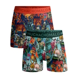 Muchachomalo Oiseau multicolore/print boxer en coton