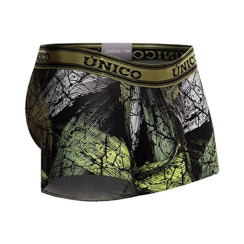 Mundo Unico Bractea noir/print sport trunk