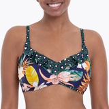 Maillots de bain Rosa Faia Akita bleu/print tankini à prothèse