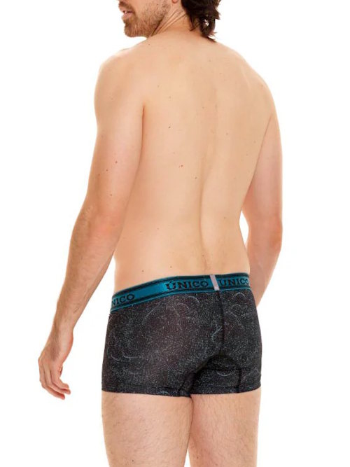 Mundo Unico Espuma noir/print sport trunk
