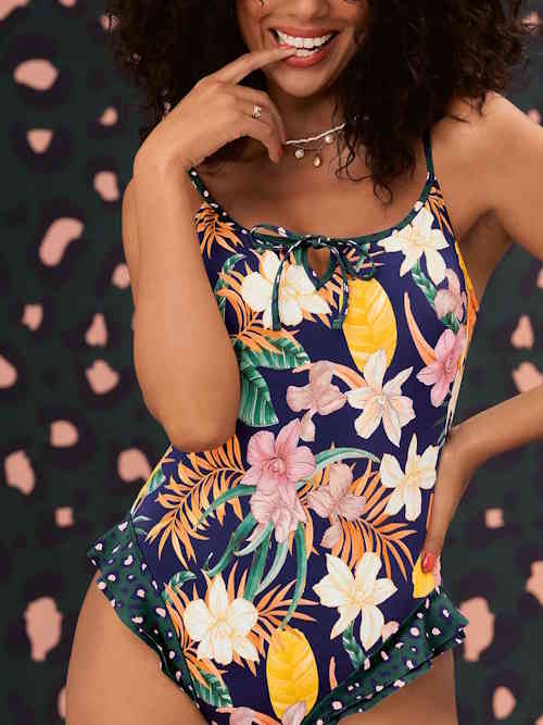 Maillots de bain Rosa Faia Joni bleu/print maillot de bain