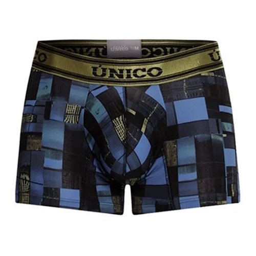 Mundo Unico Esquema bleu marine/print sport trunk