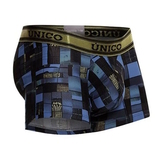 Mundo Unico Esquema bleu marine/print sport trunk