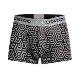 Mundo Unico Texageo noir/print sport trunk
