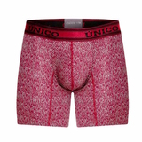 Mundo Unico Tallo rouge/print boxer en coton