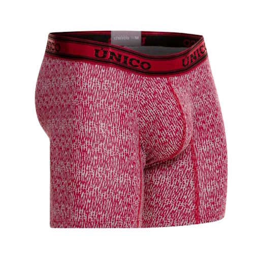 Mundo Unico Tallo rouge/print boxer en coton