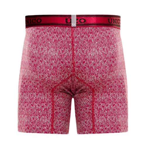 Mundo Unico Tallo rouge/print boxer en coton