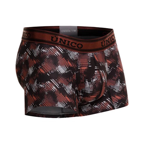 Mundo Unico Lamina rouge/print sport trunk