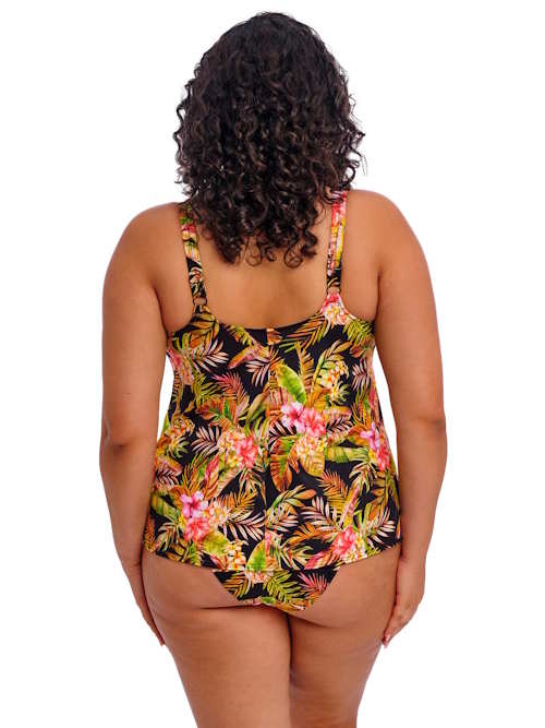 Elomi Swim Tiger Valley noir tankini top