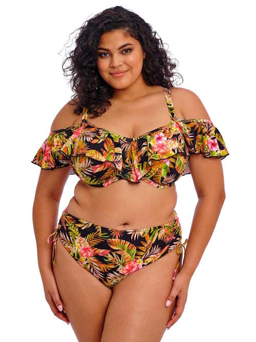 Elomi Swim Tiger Valley noir slip de bikini